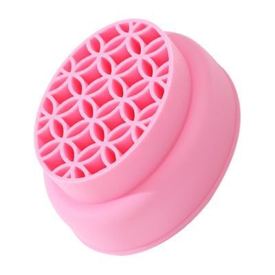 HAPINARY Silicone Makeup Brush Cleaning Bowl Easy Drying Holder for Makeup Brushes and Sponges Multifunctional Cleaner for Professional and Home Use