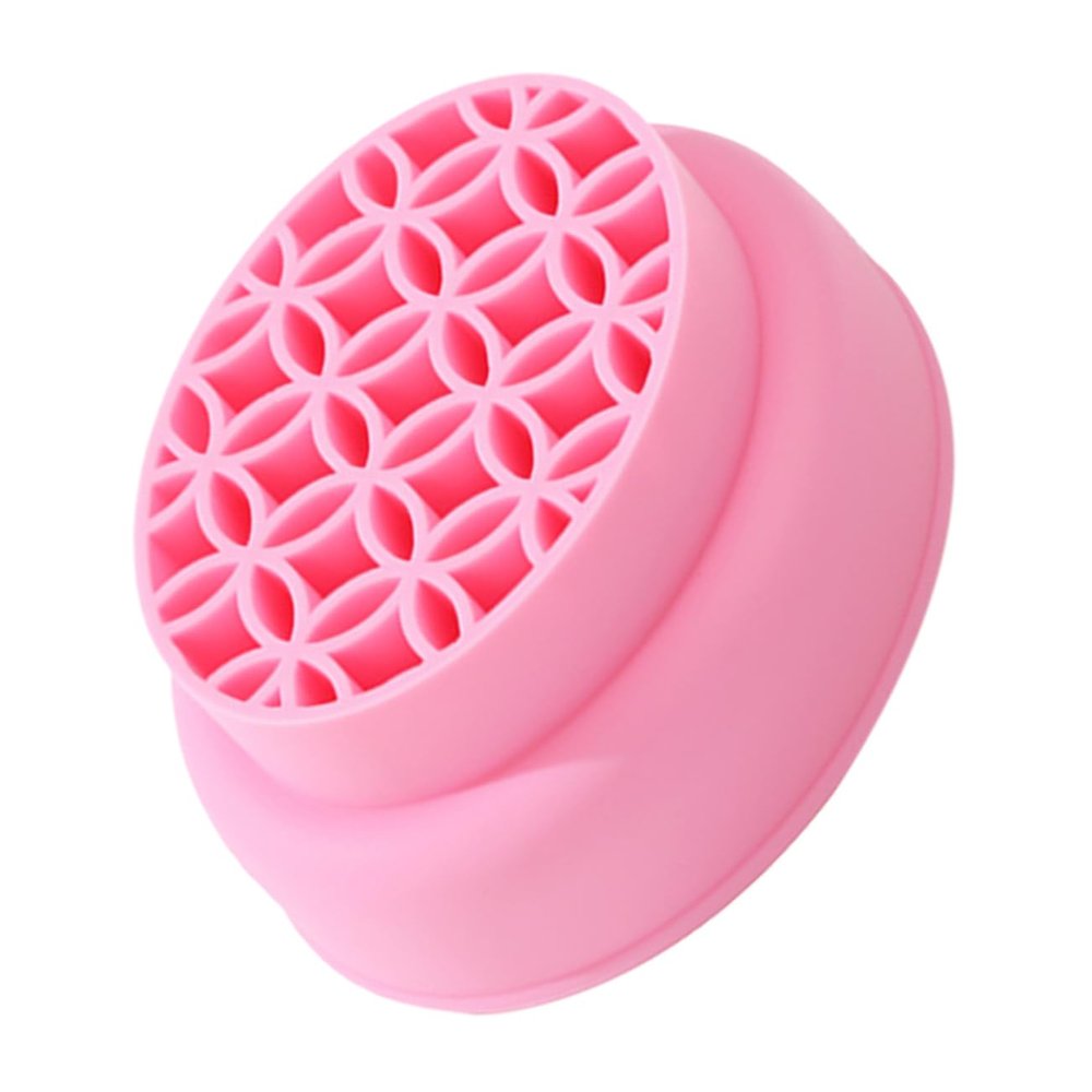 HAPINARY Silicone Makeup Brush Cleaning Bowl Easy Drying Holder for Makeup Brushes and Sponges Multifunctional Cleaner for Professional and Home Use