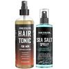 Viking Revolution Sea Salt Spray for Hair Men (8.8 Fl Oz) and Hair Tonic (12.7 Fl Oz) - Hair Texturizing Spray to Add Volume and Texture, Light Hold and Low Shine for Styling and Grooming view 1