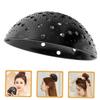 WOONEKY 4pcs Hair Bun Accessories for Women Silicone Hair Pad Insert for Volume Enhancement view 4