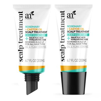 Artnaturals Rosemary + Castor Oil Scalp Treatment- Gentle Formula for Sensitive Scalps, Reduces Flakiness & Supports Hair Restoration