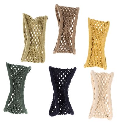 SOESFOUFU 6pcs Elastic Thick Hair Ties Scrunchies for Women Seamless Ponytail Holders for Thick Hair No Damage for Daily Use and Sports Activities