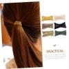 SOESFOUFU 6pcs Elastic Thick Hair Ties Scrunchies for Women Seamless Ponytail Holders for Thick Hair No Damage for Daily Use and Sports Activities view 2