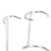Barber Straight Vane/Wing Barber Straight Vane/Wing Holder, Small Shaving Brush Holder Stainless Steel Barber Straight Vane/Wing Barber Straight Vane/Wing Stand with AntiSlip Features Safety for view 3