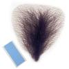 puheca Fake Private Hair 100% Handmade Full Lace Bikini Body Hair Invisible Realistic Corporal Hairs Fake Chest Hairs Fake Mustache, for Men and Women (Reddish brown) view 1