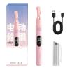 Eyebrow Trimmer, Electric Nose Hair Trimmer, Painless Bikini Razor, Heavy Duty Womens Pubic Hair Shaver Groomer for Leg, Face, Underarm, 6.5x0.79x0.71 Inches view 1