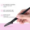 40pcs Eyebrow Razor for Women, Face Shaver Kit Dermaplaning Tool for Peach Fuzz Removal, Stainless Steel Blades with Protective Covers | Eyebrow Trimmer, Facial Hair Removal(Black White Brown) view 2