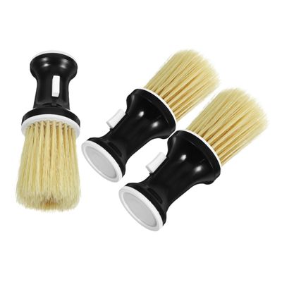 FOMIYES 3pcs Hair Cutting Cleaning Brush Detachable Neck Duster for Home Salon Use Ergonomic Design for Comfortable Hair Removal Easy to Clean Hairdressing Tool