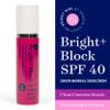 Bright+Block SPF 40 Sheer Mineral Sunscreen  Lightweight, Sheer & Water Resistant Mineral Sunblock for Sensitive, Acne-Prone & All Skin Types  Dermatologist-Developed | 2.1 fl oz. view 2