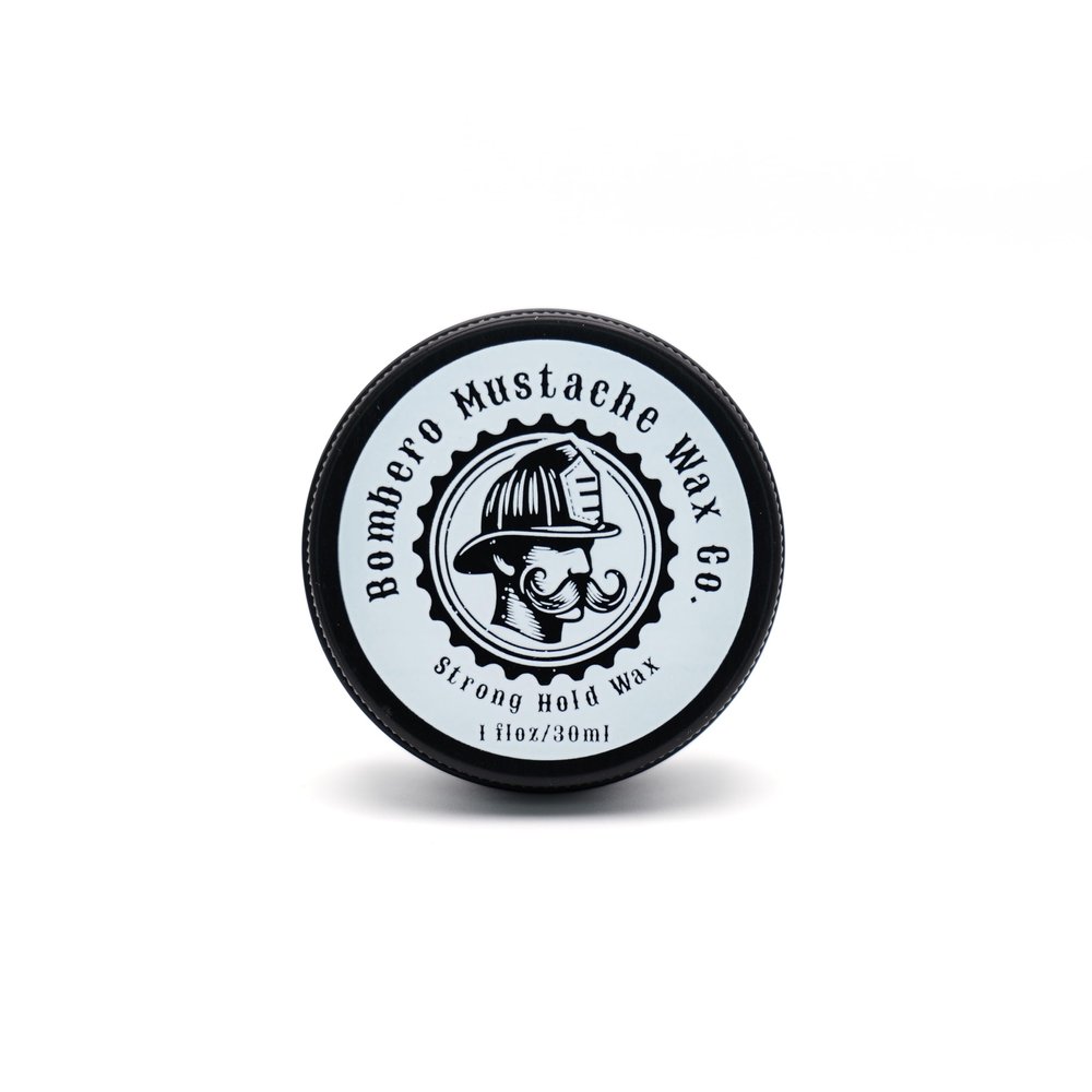 Bombero grooming Company Mustache Wax Strong Hold, Long-Lasting & Nourishing Great Scents Firm, Extra Strong Styling for Mens Mustache