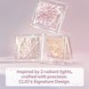 CLIO Prism Highlightr makeup, High Glossy Face Illuminator, Pearl Shimmer Smooth Baked Powder, Glitter Long- Lasting (6 Colors) (02 Fairy Pink, One Size) view 3