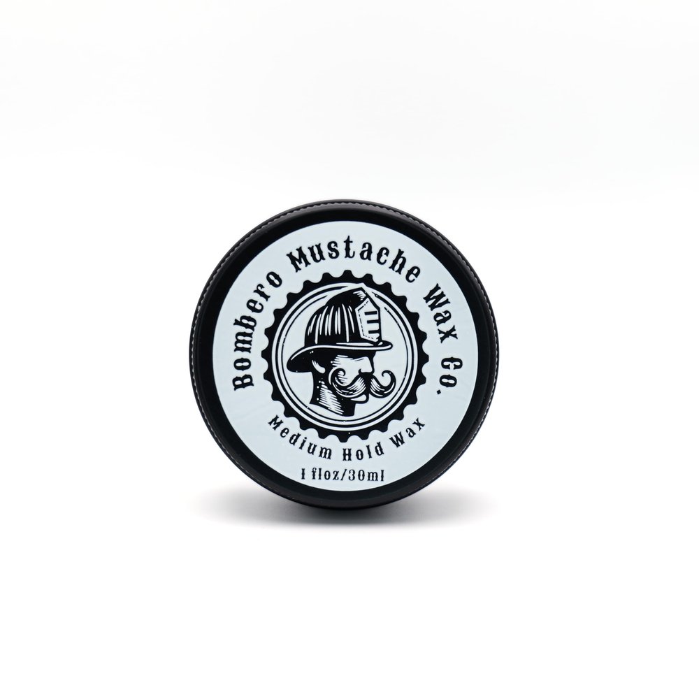 Bombero grooming Company Mustache Wax Medium Hold, Long-Lasting & Nourishing Great Scents Semi-Firm Styling for Mens Mustache