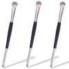 3PCS Professional Double-Ended Eyeshadow & Eye Makeup Brush  Blending, Concealing, Eyebrow & Eyeliner Brush with Soft Fibers Bristles view 1