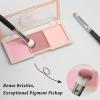 3PCS Professional Double-Ended Eyeshadow & Eye Makeup Brush  Blending, Concealing, Eyebrow & Eyeliner Brush with Soft Fibers Bristles view 4
