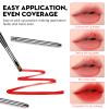 2PCS Silver Portable Lip Brush, Professional Lip Makeup Brushes, for Lipstick & Lip Gloss view 3