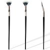 3Pcs Fan-Shaped Mascara Brush, Folding Angle Lash Brush, for Clump-Free Eyelash Application & Separation (Soft Bristles) view 1