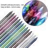 15 PCS Colorful Eyeliner Pen Set, Waterproof Metallic & Pearl Glitter Eyeliner Kit, Smudge-Proof Multipurpose Eye & Lip Liner Shadow Pencils with Shimmer for Party, Halloween, Cosplay Makeup view 2