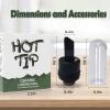 Ceramic Heating Head Heating Multi-Tool for Slicing Wax or Viscous Oil etc, All Black view 2