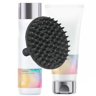 Color Motion Shampoo & Conditioner Set + M Hair Designs Scalp Brush (Bundle) Color Protection, Sulfate-Free, Hydrating Hair Care for Vibrant, Healthy Hair