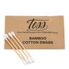 Tess Bamboo Cotton Swabs | 100% Biodegradable & Eco-Friendly | Sustainable Wooden Stick Swabs for Makeup, Baby Care, & Personal Use (500 Count) view 1
