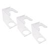 FOYTOKI 3pcs Shaving Brush Holder Transparent Razor Organizer for Bathroom Compact Design for Razors and Brushes Men Father's Day view 1