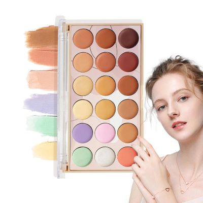 Color Concealer Palette - 18-Color Balancing Makeup, Stain Concealing Makeup Set | Finish Base Kit, Pigment Corrective, Redness Neutralizer, Under Eye Corrector, Professional Face Paint