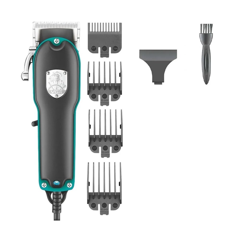 FFGHUI Hair Clipper Professional Hair Cutting Machine Electric Wired Hair Clipper Adjustable Trimmer for Men(with Box)