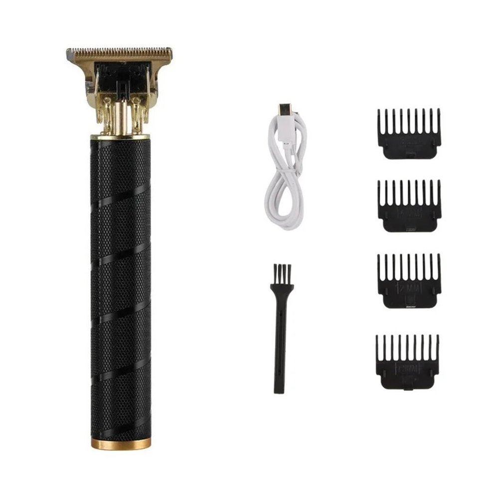 Electric T9 Hair Clipper Trimmer for Men Rechargeable Electric Shaver Beard Barber Hair Cutting Machine Men Beard Trimmer(Black Screw-nobox)