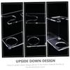 VICASKY 3pcs Brush Holders Natural Drying Design for Beard Grooming Compact Shaving Tool Organizer for Home Barbershop Use view 4