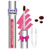 Vevivia Lip Stain - Lip Liner Stain, Long Lasting Peel Off Lip Stain, Natural Peel Off Lip Liner Stain with Tweezer, Easy to Use, Waterproof, Smudge-proof, Transfer-proof, Rose view 1