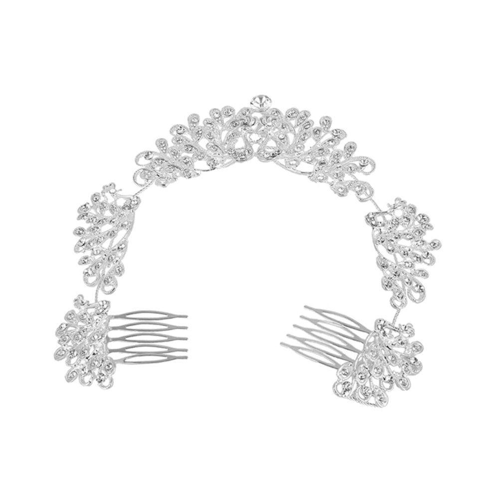 FRCOLOR Hair Accessories Wedding Guest Bridal Wedding Hair Comb Rhinestone Hairpin for Bridal Party
