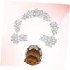 FRCOLOR Hair Accessories Wedding Guest Bridal Wedding Hair Comb Rhinestone Hairpin for Bridal Party view 4
