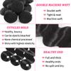 12A Body Wave Bundles Human Hair 26 26 26 Inch Human Hair Bundles 100% Unprocessed Brazilian Virgin Hair 3 Bundles Deals Human Hair Extensions for Women Quick Weave Hair Natural Black view 2