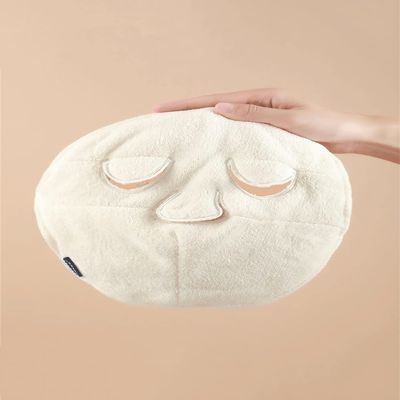 5sssallefaa Facial Facial Wet Compress Heating Eyes Face Towel Mask Thickened Hot Compress Towel Mask Face Steaming Face (A 1pcs) (A 1pcs)