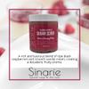 Sinarie Foaming Whipped Sugar Scrub  8 oz | Gentle Exfoliant with Mango Butter & Coconut Oil for Smooth, Glowing Skin (8 oz., Velvet Berry Bliss) view 3