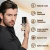 Beard Pencil Filler for Man Water Proof Beard Pen & Beard Brush Long Lasting Coverage Natural Finish - Black Hair Fiber Enhancements Barber Spray - Male Mustache Repair Shape Enhance Card Facial Hair view 2