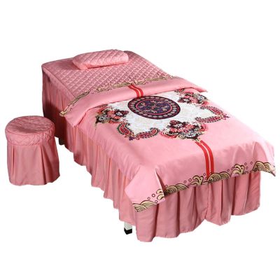 ngddf2haa 4-Piece Beauty Bedspreads Single-Piece Simple Physiotherapy Bedspreads Dedicated Massage Bedspreads for Beauty Salons (Color : Blue, Size : 60180cm) (80 * 190cm)