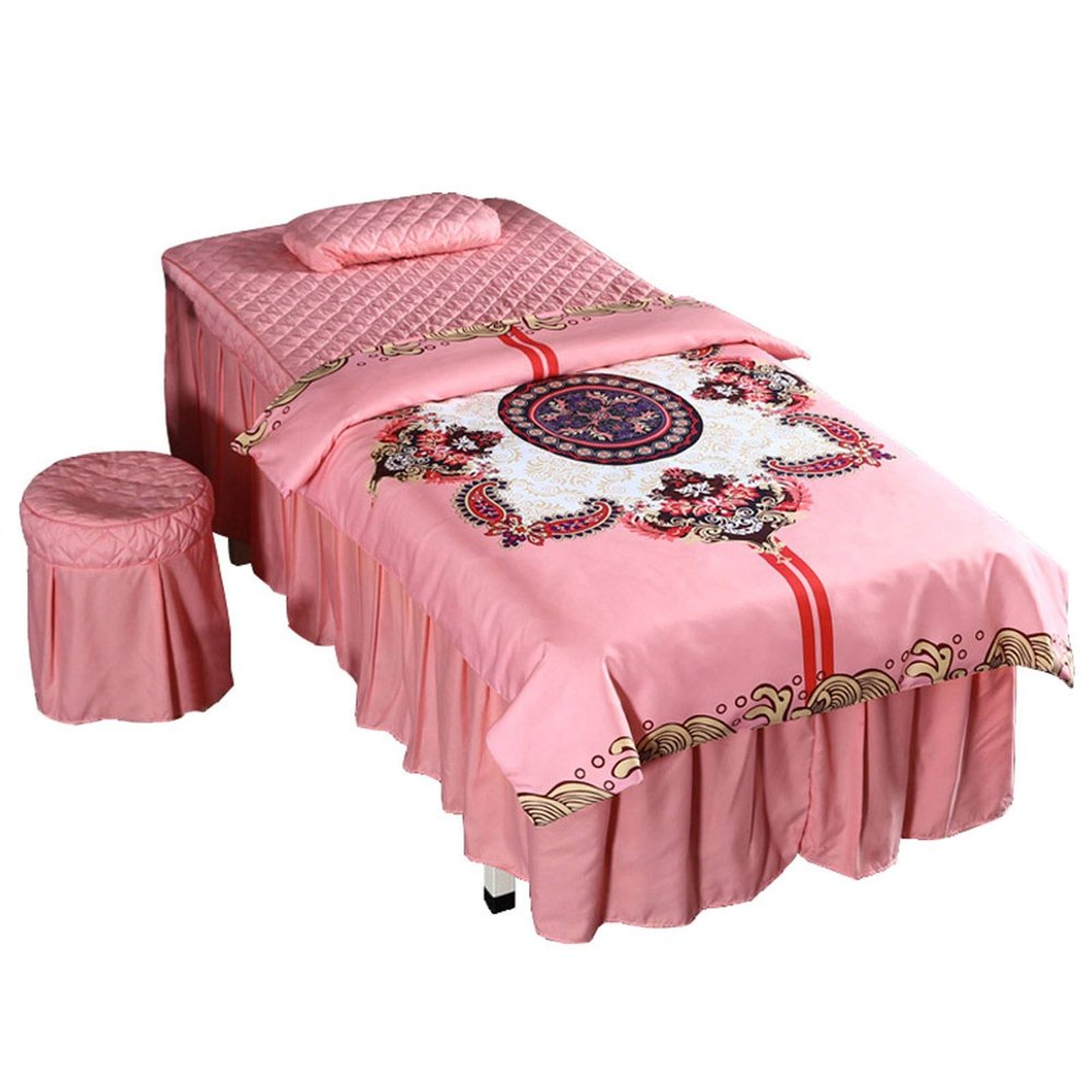 ngddf2haa 4-Piece Beauty Bedspreads Single-Piece Simple Physiotherapy Bedspreads Dedicated Massage Bedspreads for Beauty Salons (Color : Blue, Size : 60180cm) (80 * 190cm)
