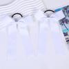 30 PCS College Style Cheer Bows Collegiate Long Tail Skinny Cheer Bow Elastic Hair Tie Bows for Teens Girls Softball Competition Sports Cheerleaders (White) view 2