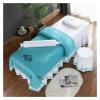 ngddf2haa 4-Piece Comfortable Massage Table Sheet Set - 4-Pieces Coverlets for Beauty Salon Spa Skirt Sheet Blanket Cover Pillowcase Chair Cover Bedspread 190x70cm(75x28inch) view 1