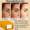 3PCS Lemon Turmeric Kojic Soap + 3 Bubble Nets | Organic Face & Body Bar | Cleansing & Exfoliating | All Skin Types view 2