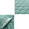 4-Piece Comfortable Massage Table Sheet Set - Quilting European Beauty Bed Cover Simple Fumigation Body Spa Bedding Bed Skirt Stool Cover Bed Linen 70x190cm(28x75inch) (Color : Green) (Green ) view 4