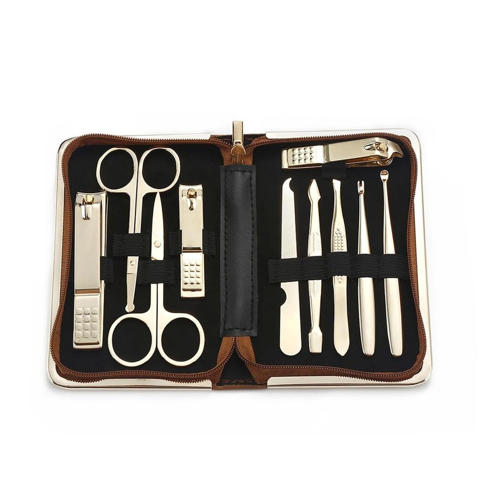 ERTXGBA Nail Set Stainless Steel Nail Repair Tool Beauty Nail Combination Set