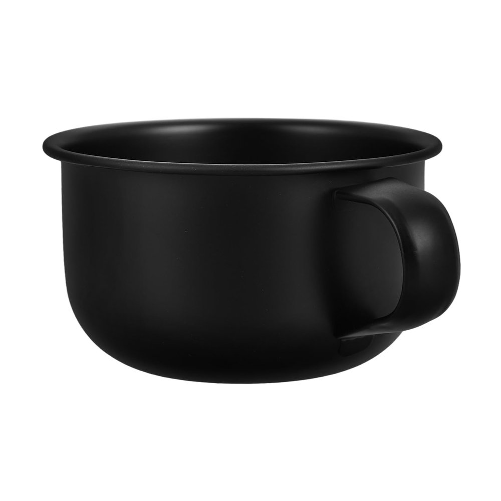 Anneome Retro Shaving Mug Shaving Foam Bowl Lid Ergonomic Handle for Smooth Shave for Men