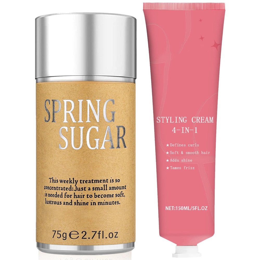 4-in-1 Styling Cream & Hair Wax Stick Set  For Slick Back, Curl Defining, Frizz Control, Add Shine, Smooth & Non-Greasy Finish  Edge Control & Flyaway Tamer for Women, Men & Kids