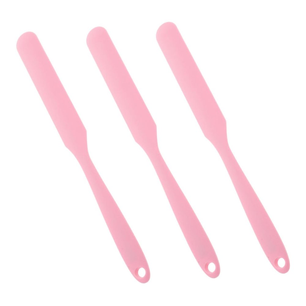 FRCOLOR 3pcs Silicone Hair Removal Wax Applicator Reusable Waxing Sticks for Women Non-stick Waxing for Body Hair Rods