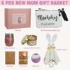 New Mom Gifts - New Mom Care Package After Baby, Pregnancy Gifts Basket for Expecting Mother, Mommy to Be, First Time Mommy Care Package After Birth Postpartum Essentials for Women Mama view 2