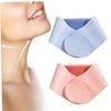 Reusable Silicone Neck Patches for Wrinkle Treatment, Blue and Pink, 2-Pack view 1