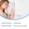 4 Pairs White Cotton Fingerless Gloves Moisturizing Night, Uv Sun Protection Gloves for Driving view 4