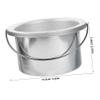 FUNOMOCYA Non-stick Wax Melting Pot Lid Iron Inner Pot Lid Wax Warmer for Instant Safe Heat Resistant view 2